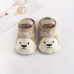Baby Boys Cartoon Anti-Skid Floor Socks Soft Breathable Toddlers Socks