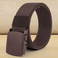 Men's Nylon Automatic Belt Canvas Webbing Tactical Belt