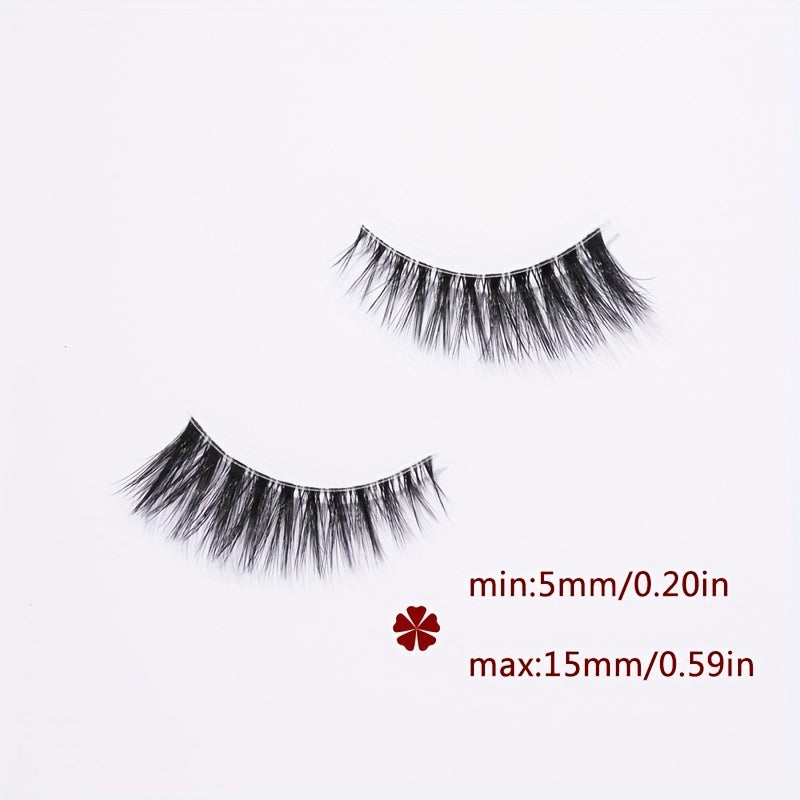 7 Pairs Clear Band Lash Extension for Makeup