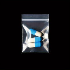 100pcs Mini Zip Baggies Plastic Bags Small Zipper Bag