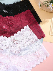 3 Pack Lace Boyshorts Panties Women's Lingerie