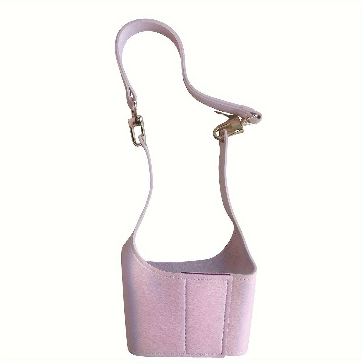 Adjustable PU Leather Coffee Cup Sleeve 500ml 750ml Cup Holder