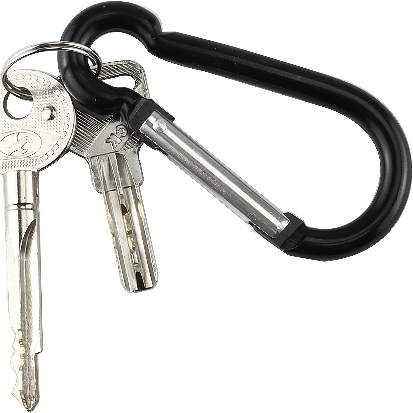 Aluminum Carabiner 1.7-Inch Spring Snap Hook Keyring