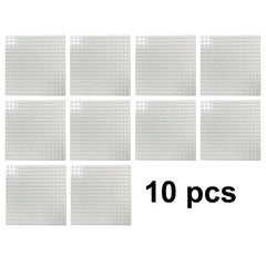 10pcs 5x5 Base Plates for Building Blocks, Compatible with All Brands