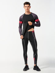 Men's Quick Drying Fitness Suit for Basketball Running Yoga