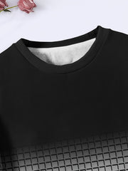 Gradient Long Sleeve Crew Neck Sweatshirt Girls Boys Spring Fall Sports Gift
