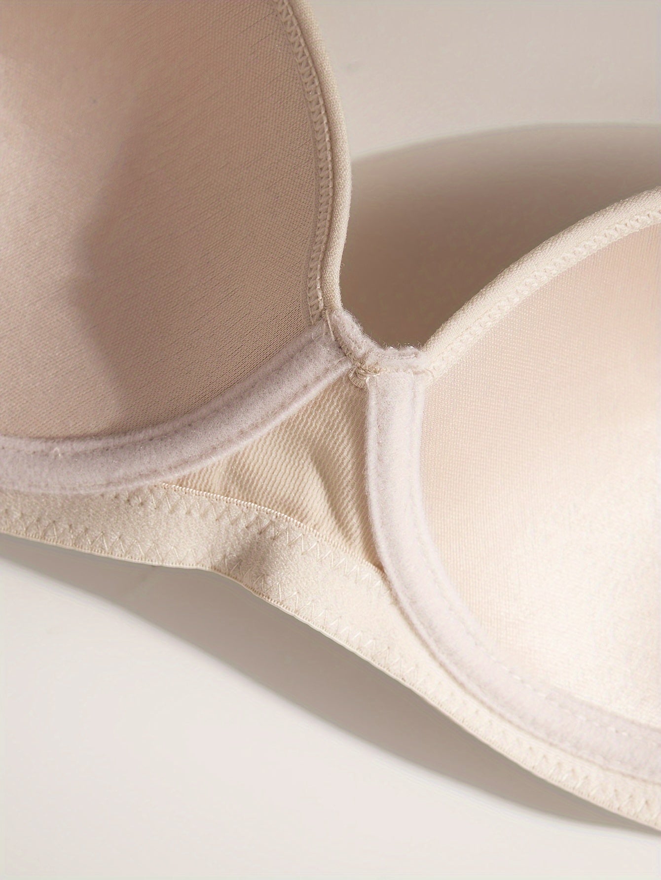 3pcs Solid T Shirt Bras Comfy & Breathable Push Up Bra Women's Lingerie