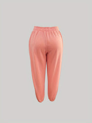 Elastic Waist Jogger Pants for Women Fall Winter