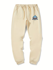 Shark Pattern Stretch Joggers Men's Sweatpants
