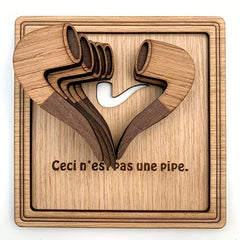 Wooden 7 Pipes Puzzle Game Brain Burning Toy