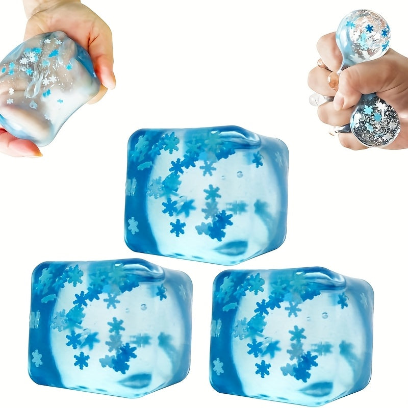 Snowflake Squeeze Toy Slow Rebound Rubber Sensory Toy - Gift