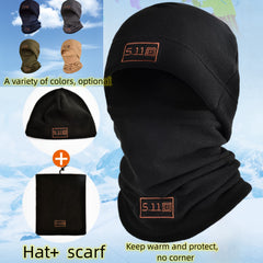 Winter Fleece Scarf Neck Warmer Men Cold Weather Neck Gaiter Balaclava