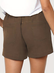 Solid Drawstring Shorts Casual Elastic Waist Summer Shorts