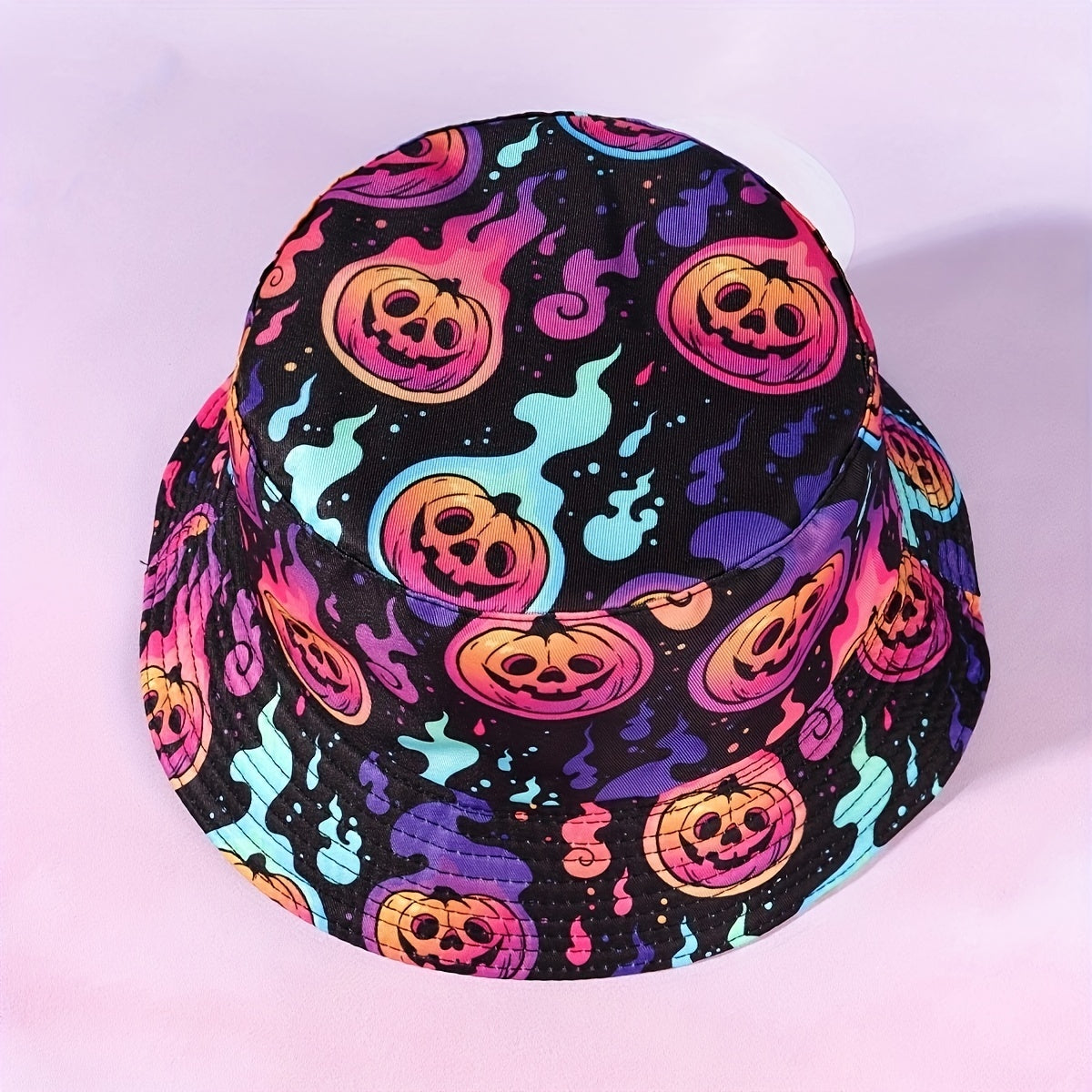 Halloween Elements Reversible Bucket Hat