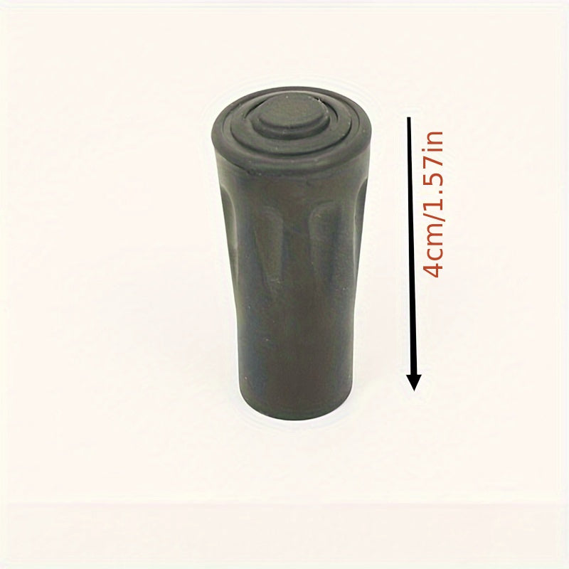 12pcs Outdoor Hiking Stick Tip Covers Rubber Anti-slip Protective Accessories