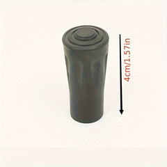 12pcs Outdoor Hiking Stick Tip Covers Rubber Anti-slip Protective Accessories