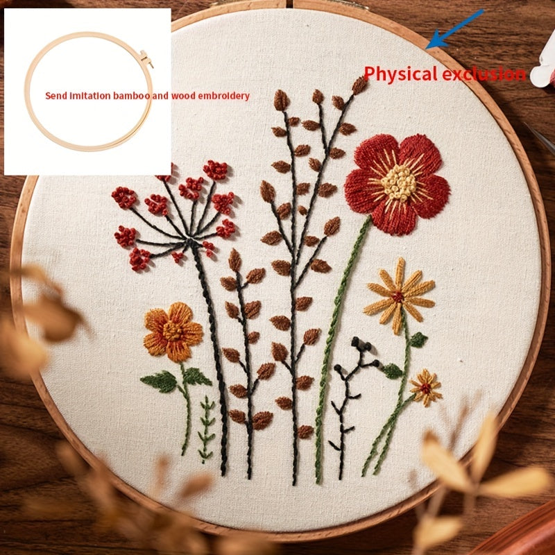 Elk Garden European Cloth Embroidery Ornaments DIY Kit