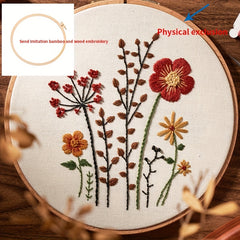 Elk Garden European Cloth Embroidery Ornaments DIY Kit