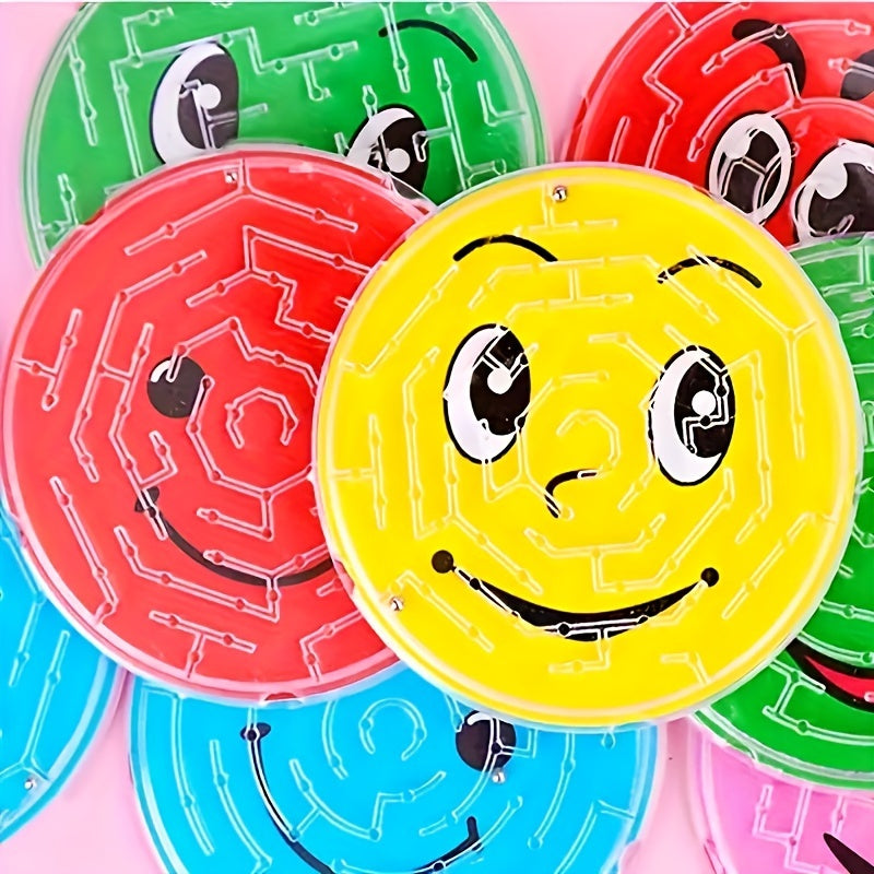 Steel Ball Smile Face Maze Educational Toy Christmas Gift