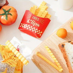 12pcs French Fries Sealing Clips Fresh Keeping Snack Clips