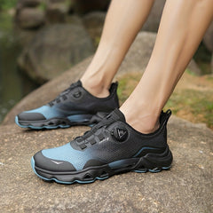 Men's Rotary Buckle Water Shoes Quick Dry Non Slip Beach Aqua Shoes