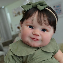 BZDOLL Reborn Youngsters Girl Doll in Light Beige with Vein Maddie Alive Bebe Pr