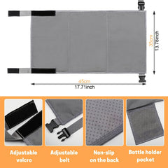 Kids Airplane Seat Extender & Footrest Hammock for Travel