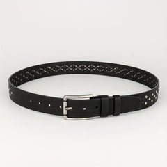 Pure Rivet Casual Belt PU Men's Leather Belt