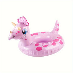 Inflatable Dinosaur Swim Float Handle Anti-rollover Pool Ring