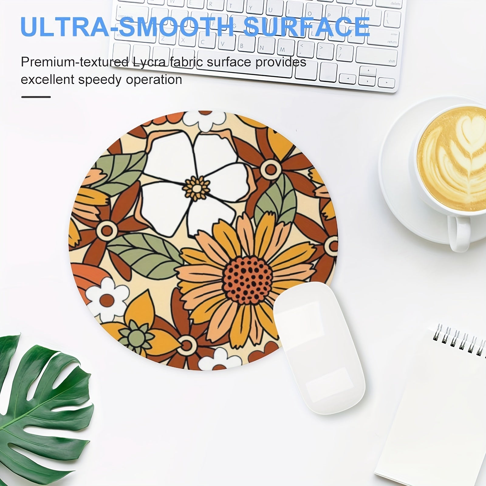 Non-slip Gaming Mouse Pad with Rubber Base - Waterproof