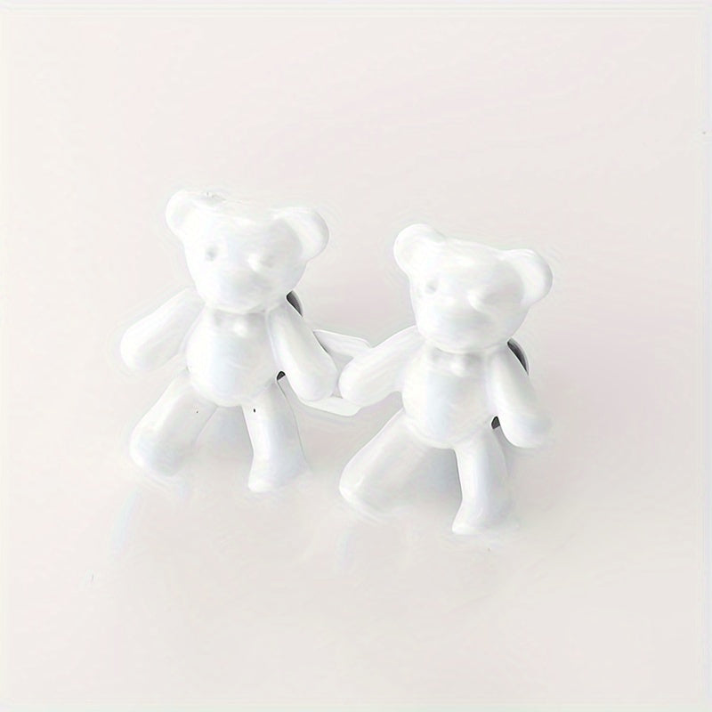 1pair Bear Waist Button Pin Nail Seam Removable Pants