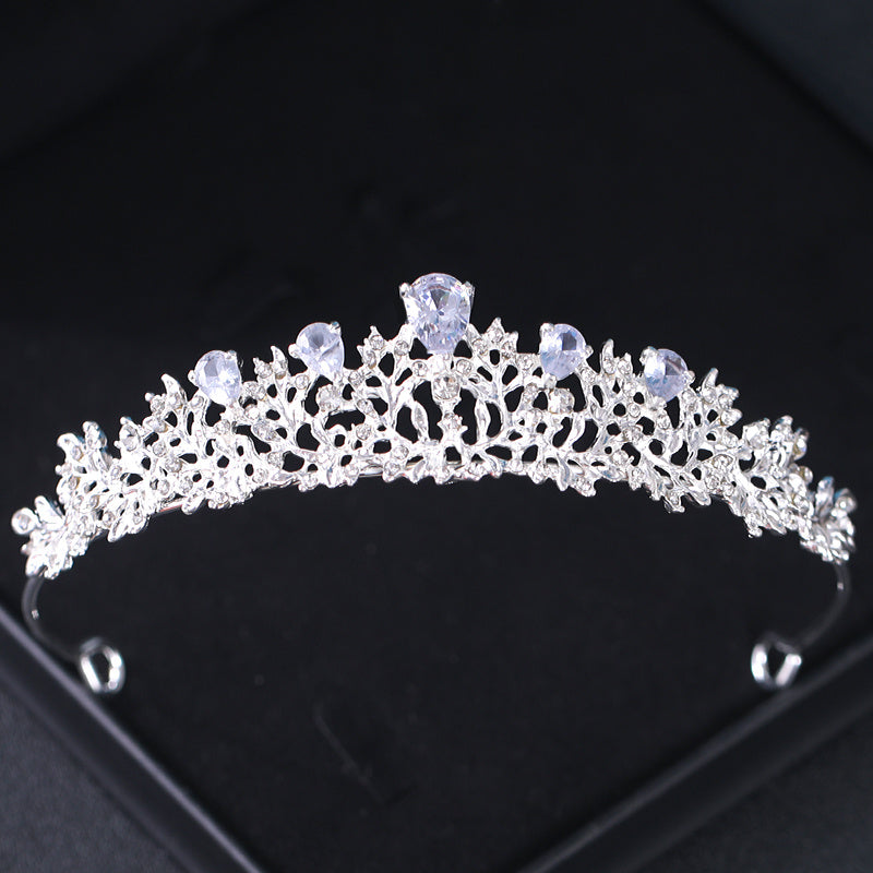 Rhinestone Crown Headband Bridal Wedding Party Decor Princess Tiara