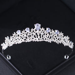 Rhinestone Crown Headband Bridal Wedding Party Decor Princess Tiara