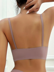 5pcs Seamless Stretch Sports Bra Women's Lingerie