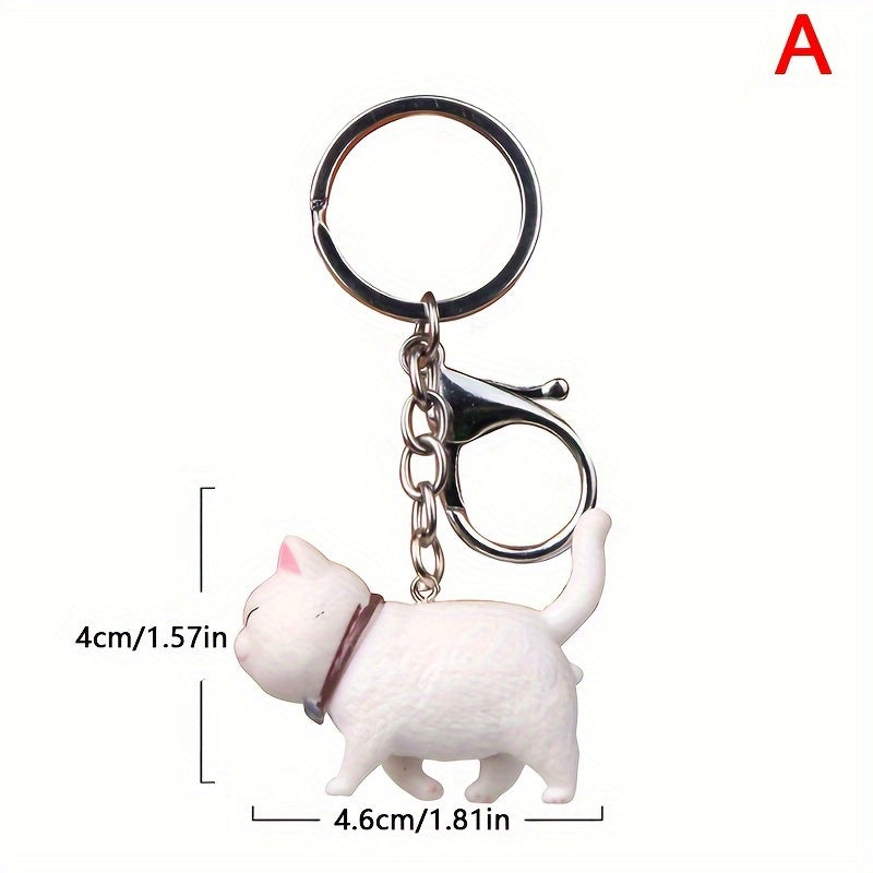 Cute Cat Kitten Keychain Cartoon Purse Pendant Ornament