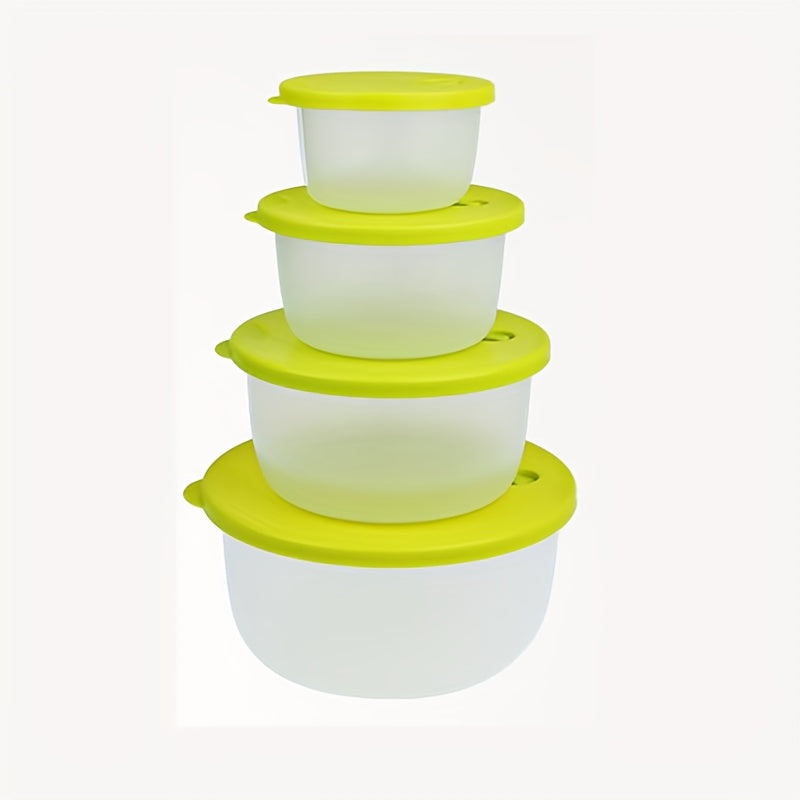 4pcs Airtight Food Storage Containers BPA Microwave Freezer Safe Lunch Box