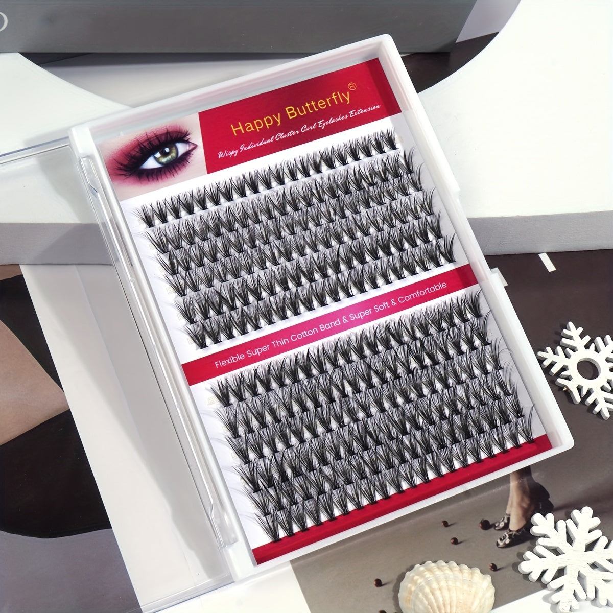 Fluffy Cluster Lashes 9-13mm Mixed Style False Eyelashes