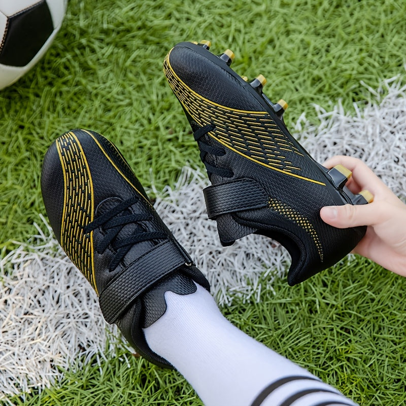 Youth Soccer Cleats Non-Slip Athletic Shoes for Training & Competition