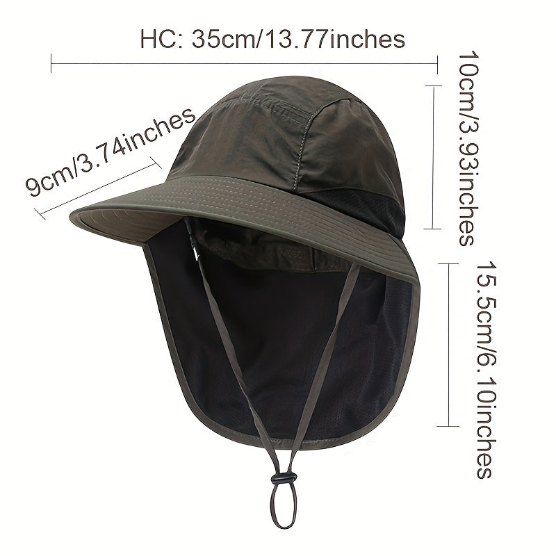Men's Outdoor Sun Hat with 50 UPF Protection