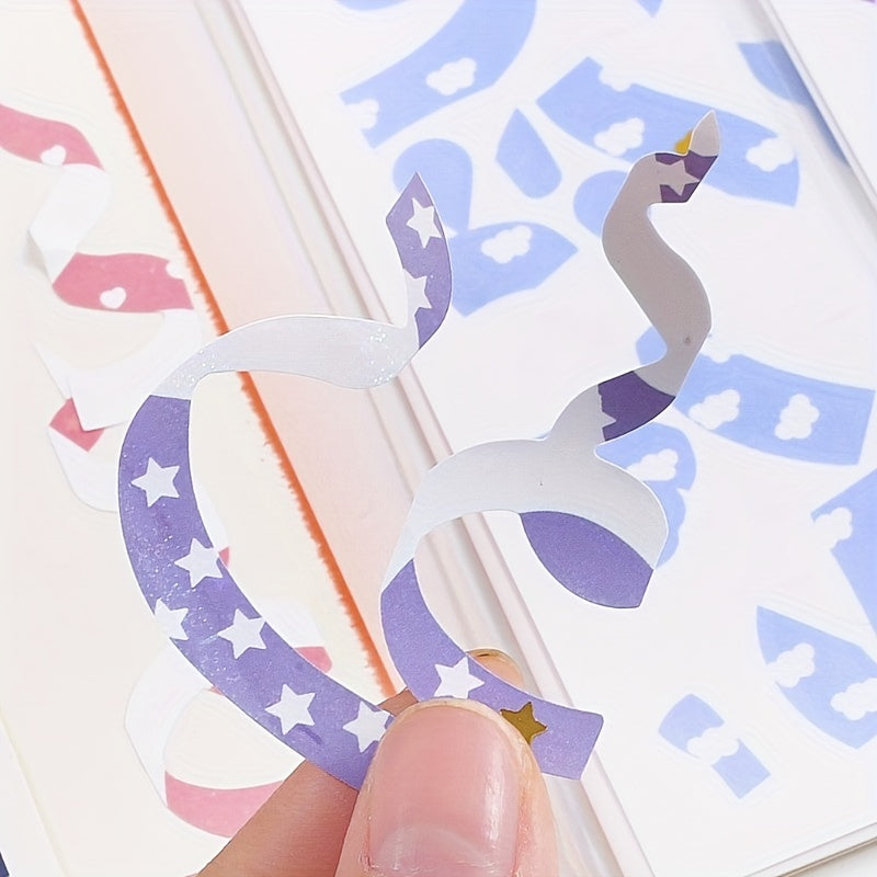 Ribbon Love Ribbon Laser Sticker Waterproof DIY Sticker