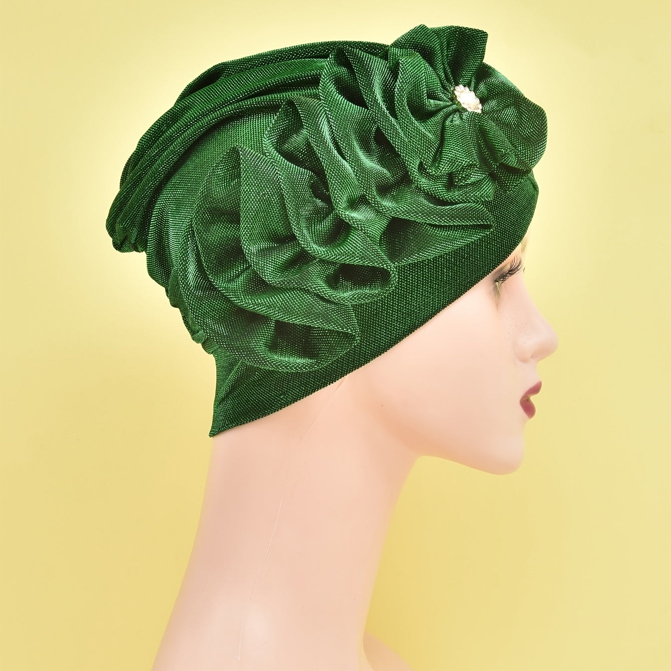 Flower Bandana Hat Head Wrap Hair Cap For Women Braided Turban Head Wrap