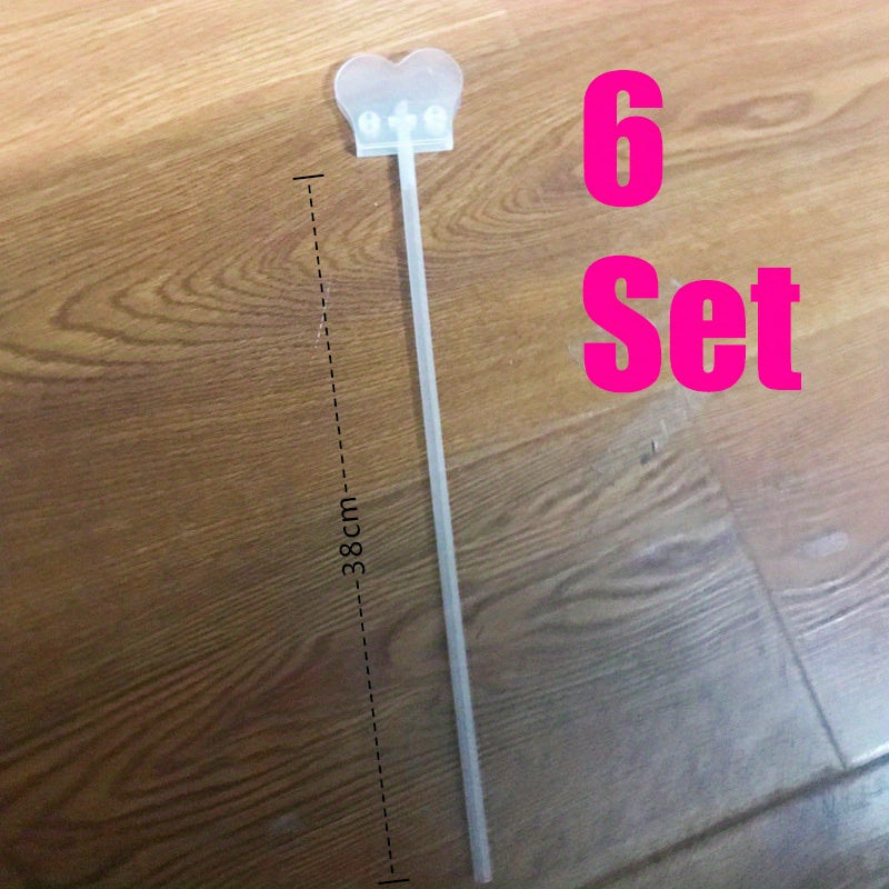 Aluminum Film Balloon Handle Set for DIY 30-48cm Cartoon Balloon