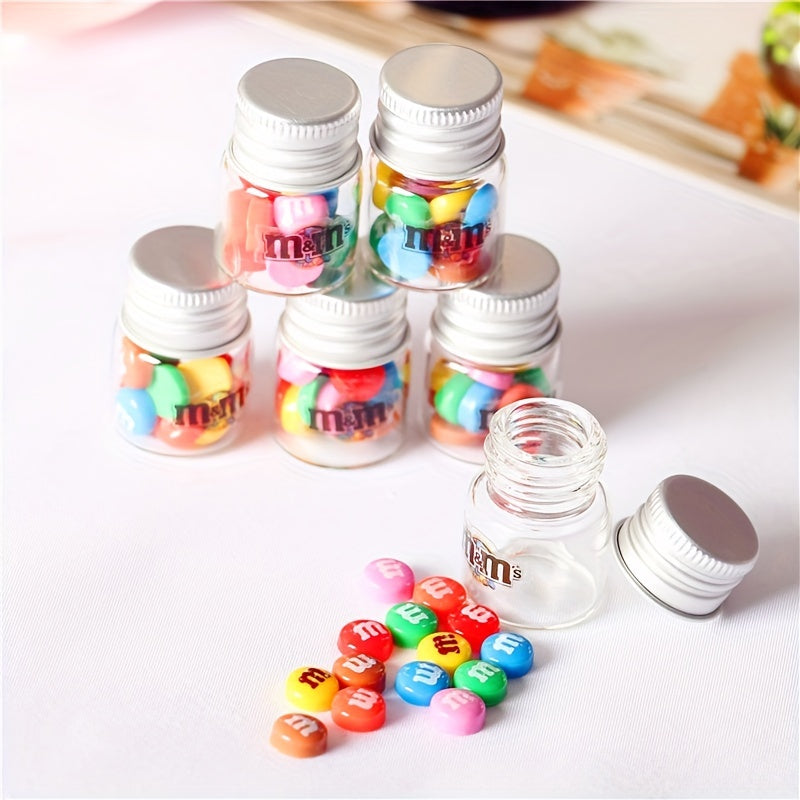 Dollhouse Kitchen Candy Glass Jar Play Props