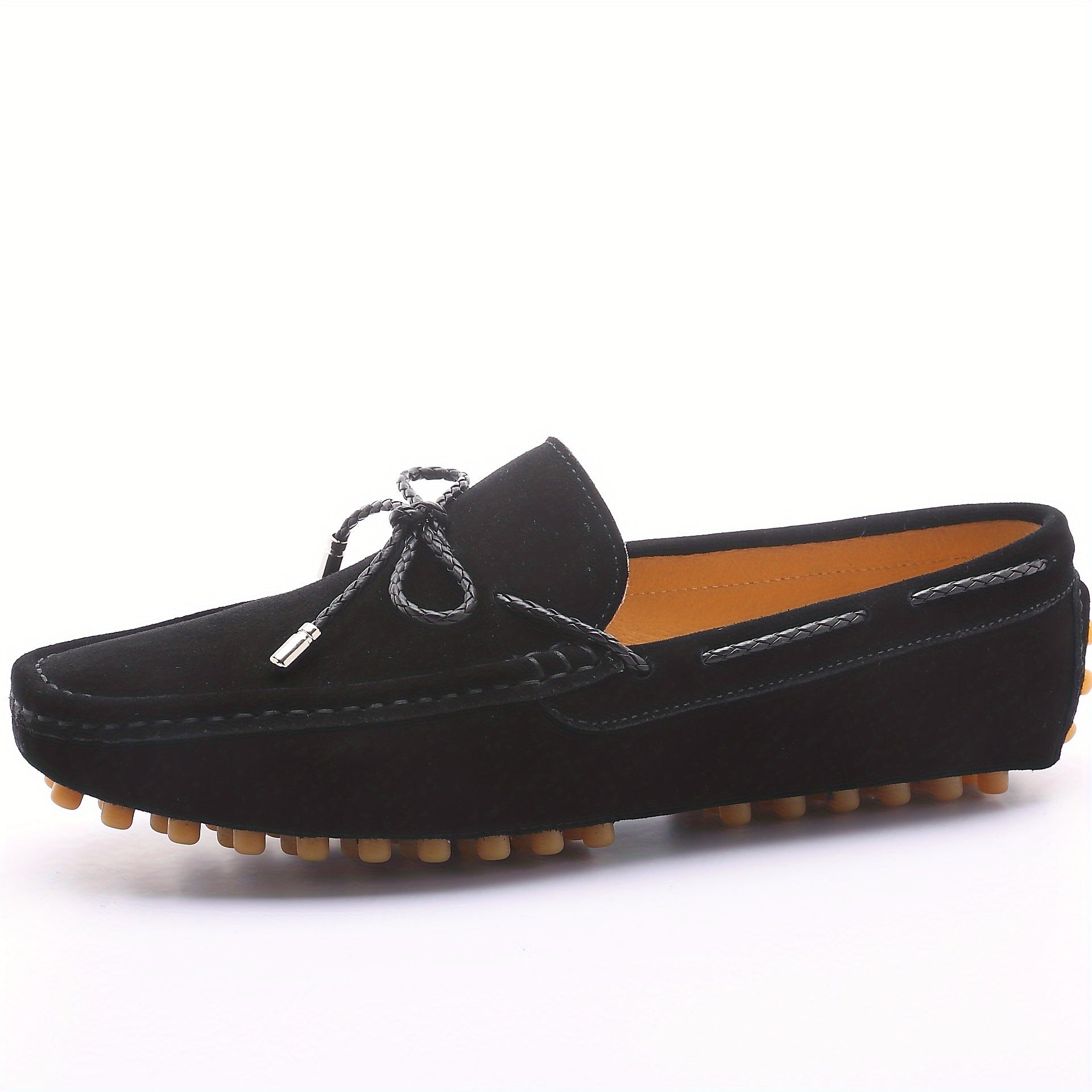 Men's Cowhide Leather Loafer Shoes Casual Driving Comfortable