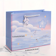 Horizontal Astronaut Planet Gift Bag for Kids Birthday