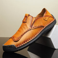 Men's Stitch Detail Loafer Shoes Slip On Comfy Non slip Shoes