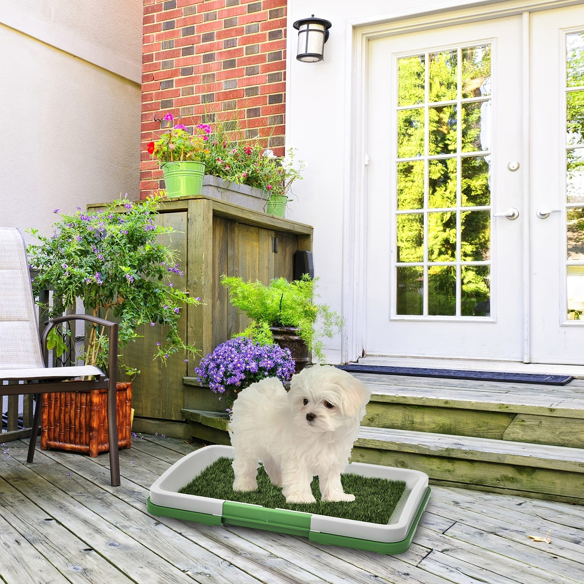 Washable Pet Lawn Mat Dog Pee Pads Artificial Grass For Dog And Cat