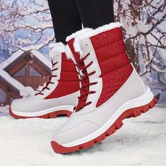 Women's Snow Boots Anti Slip Winter High Top Hiking Boots