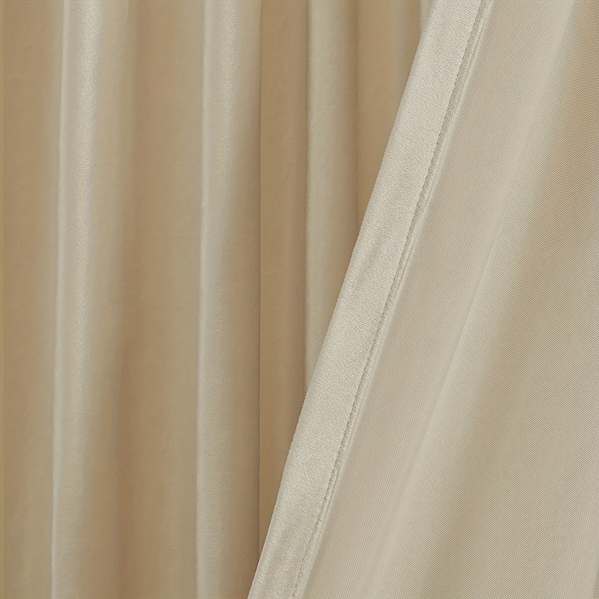 Flannelette Blackout Curtain French Velvet Bedroom Study Soundproof Curtain