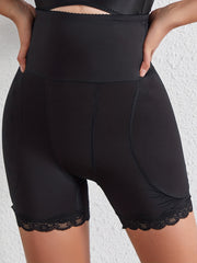 Lace Trim High Waist Shaping Panties Tummy Control Butt Lifting